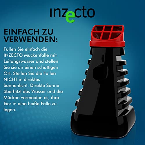 INZECTO Mosquito Control Trap - Kills Mosquitoes & Larvae