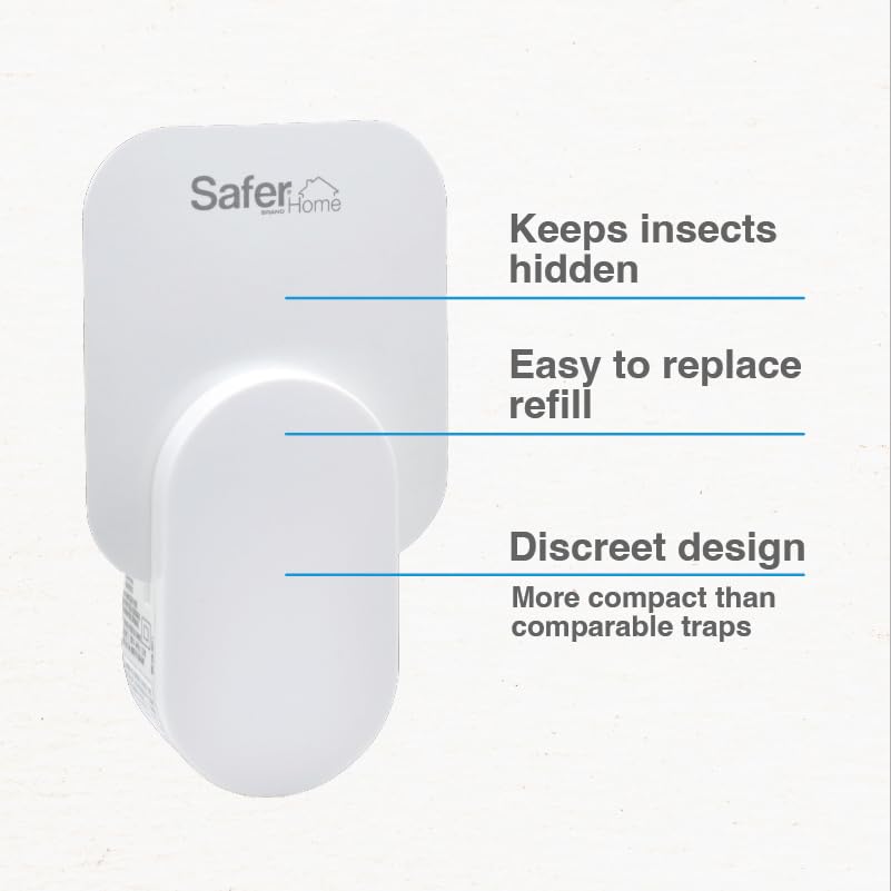 Safer Home Indoor Plug-In Fly Trap - 400 Sq Ft