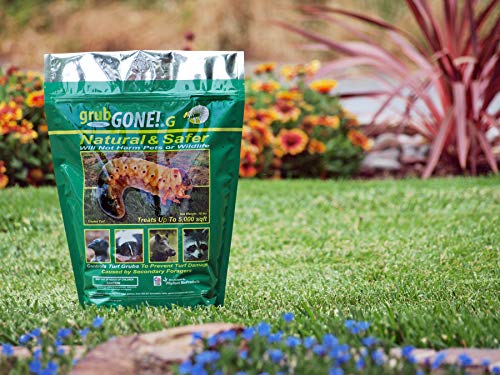 Organic grub control granules by BioProducts BioProducts
