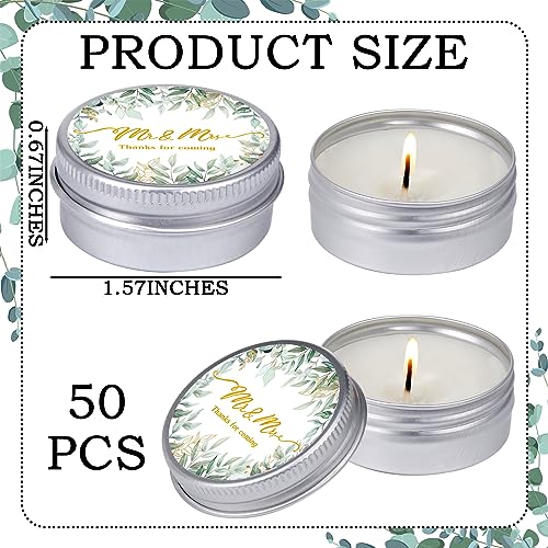 Lavender Scented Soy Wax Wedding Candle Favors