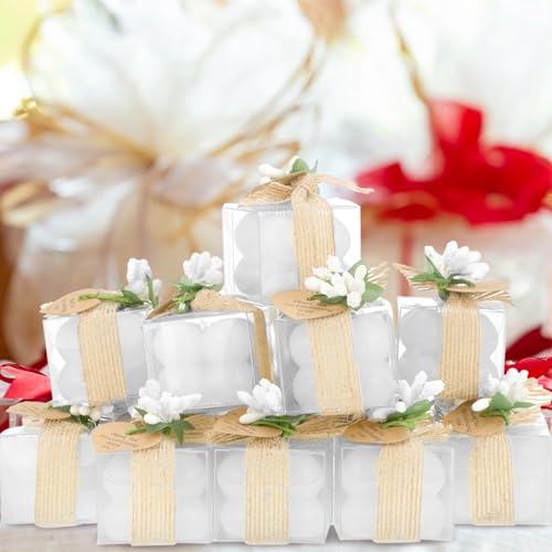 Set of 30 Wedding Favor Bubble Candles Gift Set