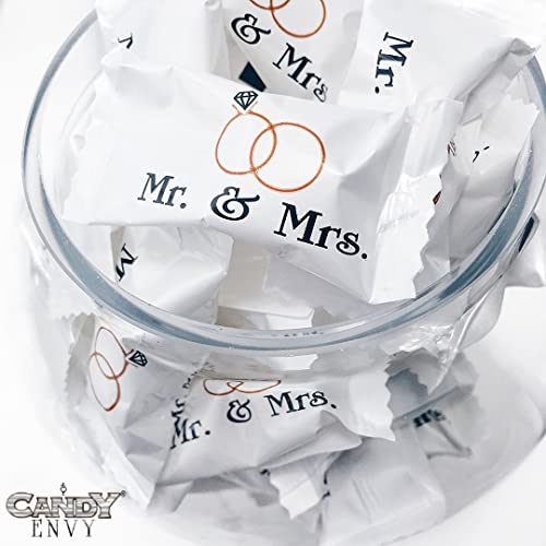 Mr. and Mrs. Buttermints Wedding Favors - 13 oz