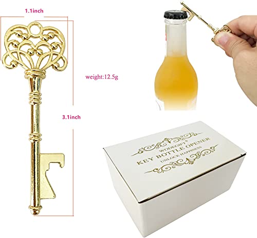 Vintage Skeleton Key Bottle Opener Wedding Favors 100pcs