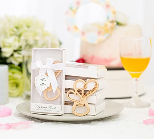 Favor Heart Shape Bottle Openers for Wedding Guests