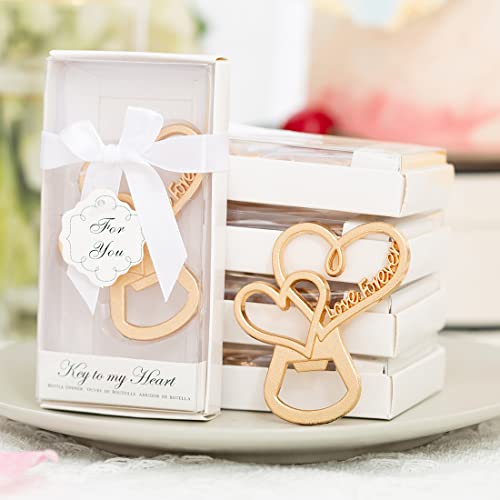 Favor Heart Shape Bottle Openers for Wedding Guests