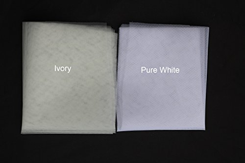 EllieHouse Lace White Wedding Bridal Veil - Short