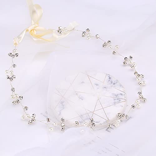 Rhinestone Crystal Bridal Headband for Wedding Hairstyle