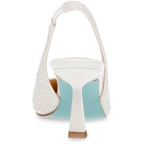 Betsey Johnson Ivory Bridal Heels Size 8