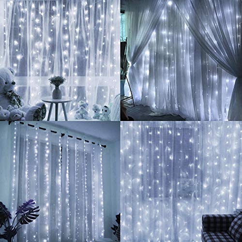 300 LED Curtain String Lights for Wedding Decor