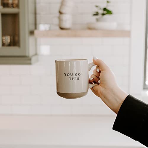 Motivational Stoneware Coffee Mug 14oz | Birthday Gift