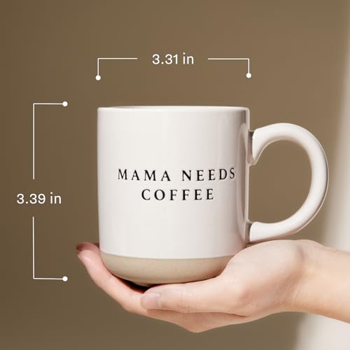 Motivational Stoneware Coffee Mug 14oz | Birthday Gift