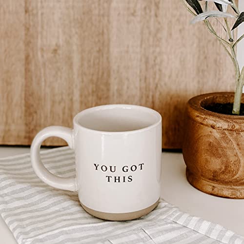 Motivational Stoneware Coffee Mug 14oz | Birthday Gift