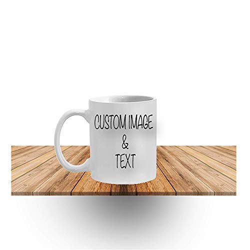 Personalized Photo Mug with Customizable Designs, 11 ounces
