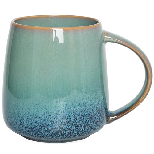 Large Ceramic Coffee Mug, 23 Oz, Pale Green