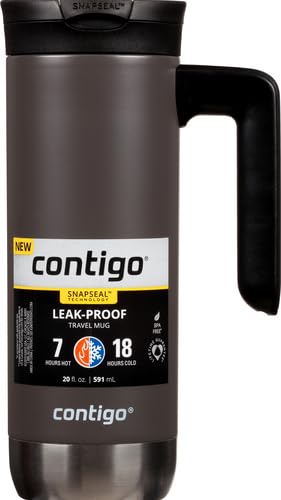 Contigo Stainless Steel Travel Mug with Handle and Lid