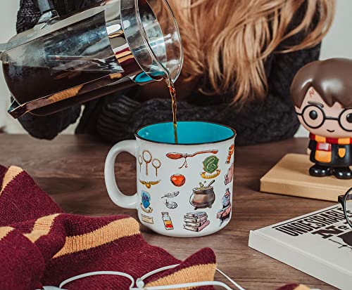 Harry Potter Hogwarts Icons Ceramic Camper Mug 20oz