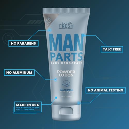 Men's Body Powder Lotion for Freshness & Hygiene