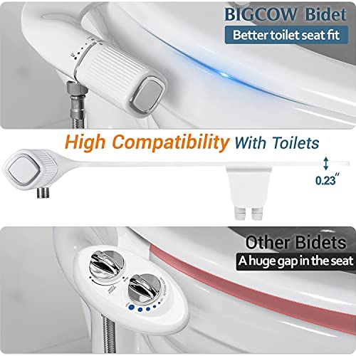 Ultra-Slim Bidet Attachment - Front & Rear Wash