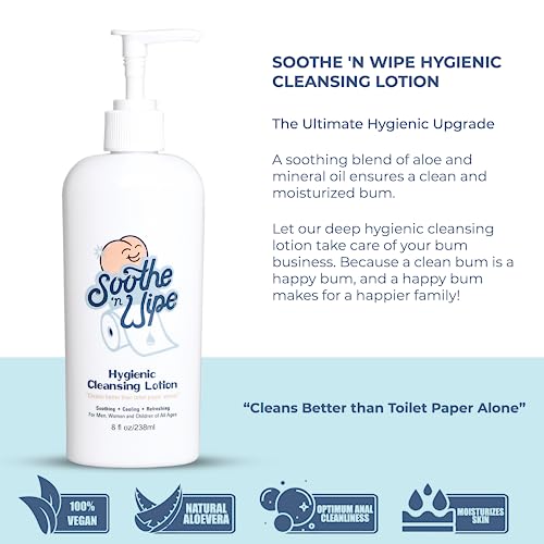Hygienic aloe lotion for clean & smooth bum