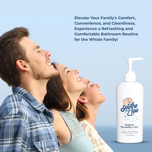 Hygienic aloe lotion for clean & smooth bum
