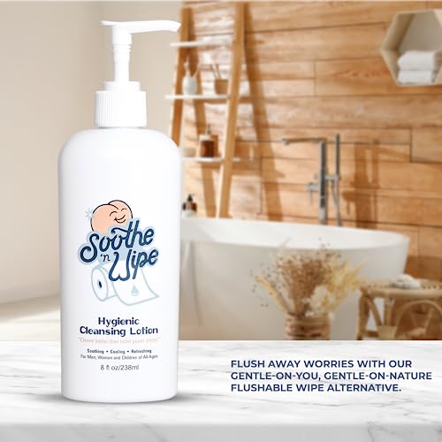 Hygienic aloe lotion for clean & smooth bum