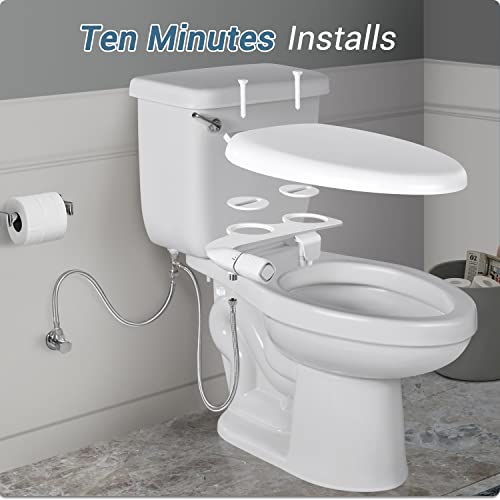 Ultra-Slim Bidet Attachment - Front & Rear Wash