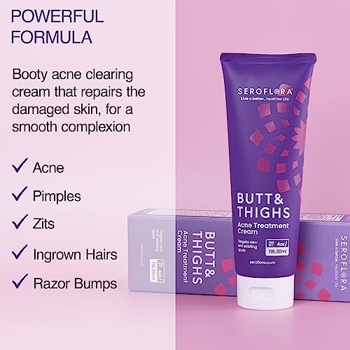Seroflora Butt & Thigh Acne Clearing Cream (4oz)