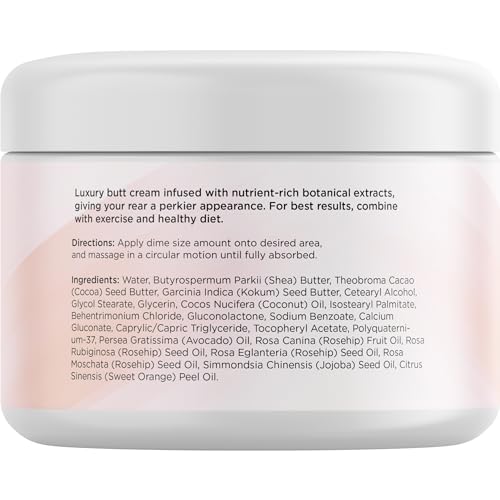 Moisturizing Butt Enhancing Cream with Natural Ingredients (4oz)