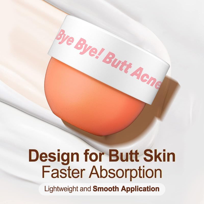 Clear Butt Acne Cream with Salicylic Acid 5.46oz