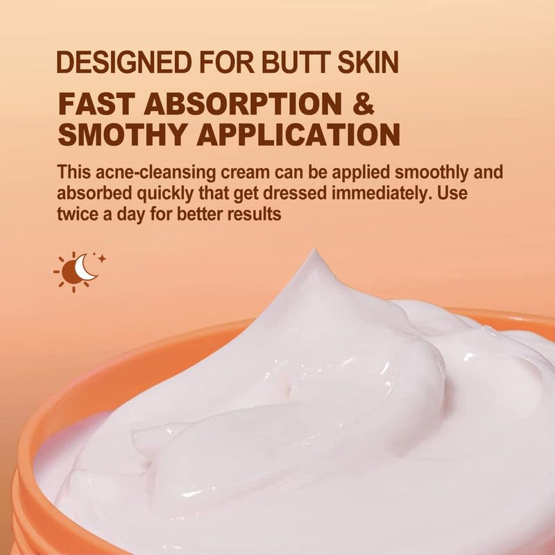 Clear Butt Acne Cream with Salicylic Acid 5.46oz