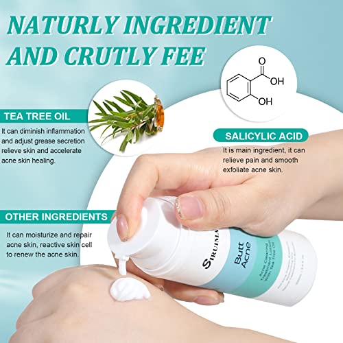 Butt Acne Clearing Treatment (3.5 OZ) - Zits, Pimples