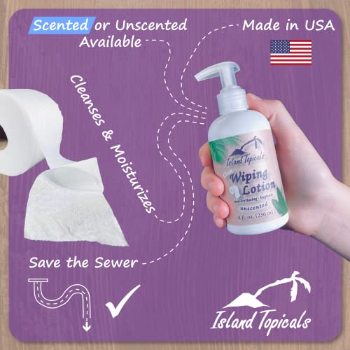 Island Topicals Wiping Lotion | Cleaner Toilet Paper