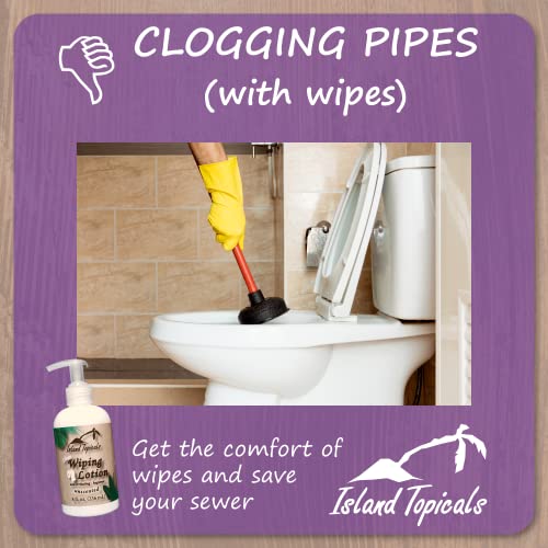 Island Topicals Wiping Lotion | Cleaner Toilet Paper