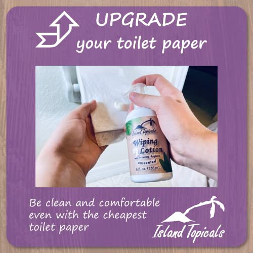 Island Topicals Wiping Lotion | Cleaner Toilet Paper