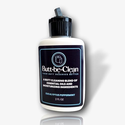 Environmentally friendly butt cleaning lotion with aloe and oils