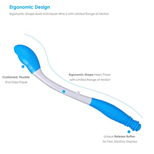 Long Reach Bottom Buddy Toilet Tissue Wiping Aid