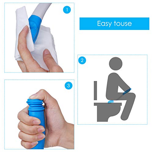 Long Reach Bottom Buddy Toilet Tissue Wiping Aid