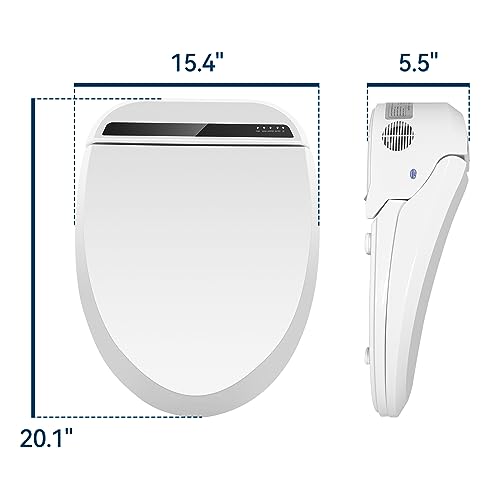 Smart Bidet Toilet Seat with Stainless Steel Nozzle