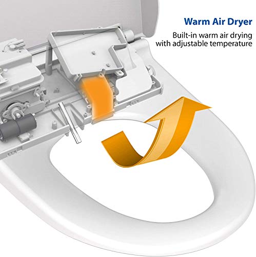 VOVO Electric Bidet Toilet Seat - Warm Water, Dryer