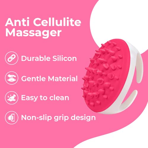 AVALON CARE Cellulite Massager Roller - Anti Cellulite Brush