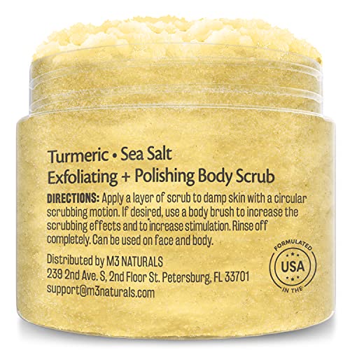 Turmeric Body Scrub with Collagen and Coconut Oil