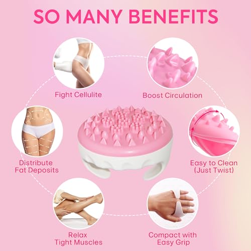 Firming Cream with Cellulite Massager: Tighten Skin, Remove Cellulite