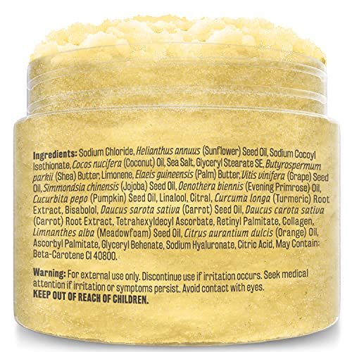 Turmeric Body Scrub with Collagen and Coconut Oil