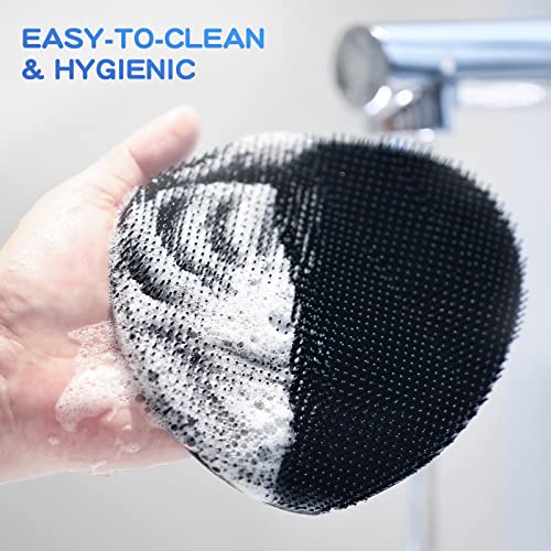 Silicone Back Scrubber & Soft Bath Glove Set
