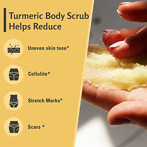 Turmeric Body Scrub with Collagen and Coconut Oil