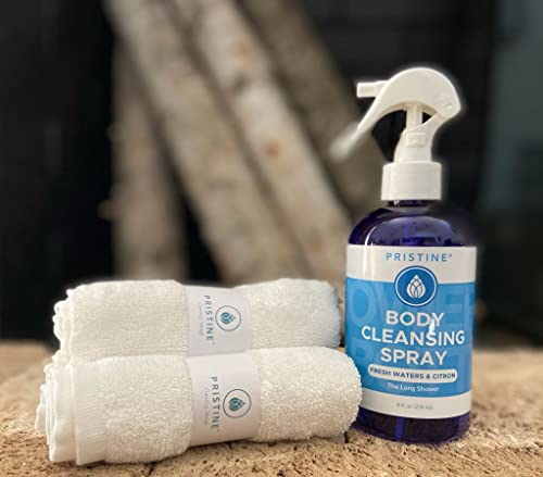 Pristine Body Cleansing Spray: Natural Portable Body Wash