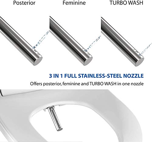 VOVO Electric Bidet Toilet Seat - Warm Water, Dryer