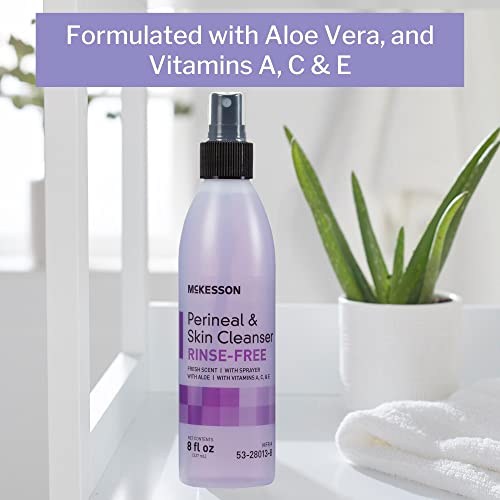 McKesson Perineal Skin Cleanser, Rinse-Free, Fresh Scent