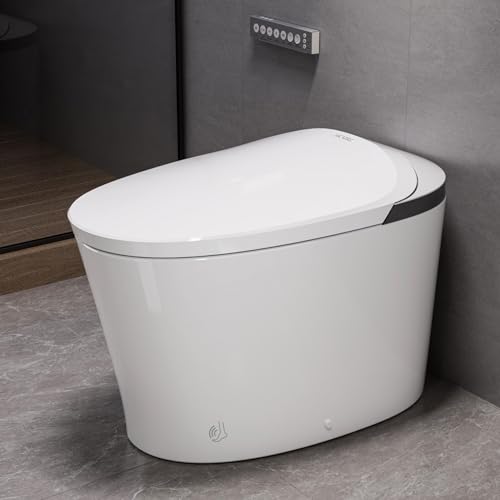 AKNIRL Smart Bidet Toilet - Heated Seat, Auto Flush