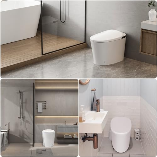 AKNIRL Smart Bidet Toilet - Heated Seat, Auto Flush
